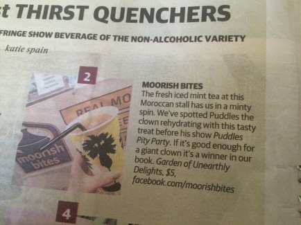 Just one of a few very nice reviews.